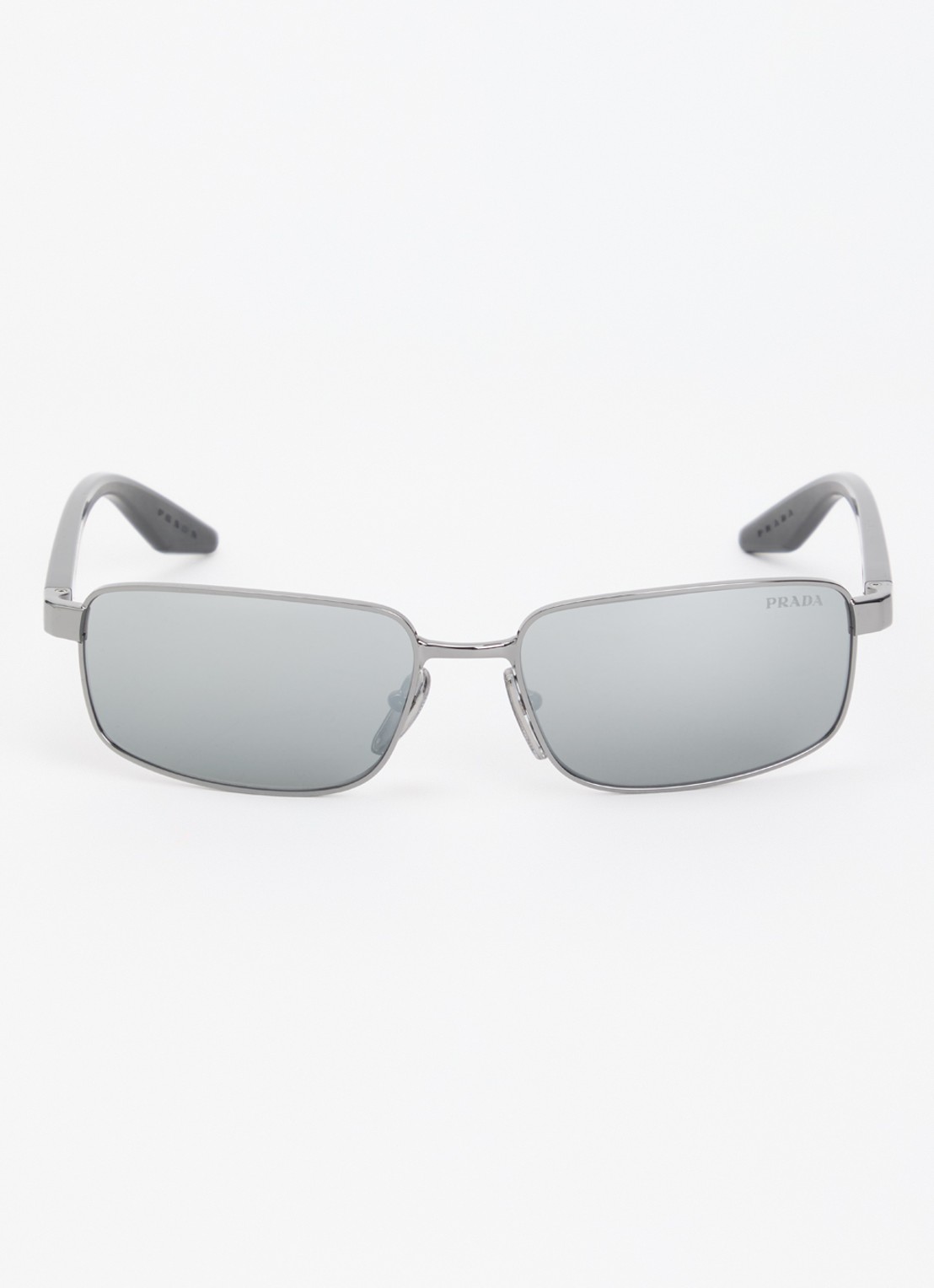 Prada Linea Rossa Retro zonnebril PSB54S - detail 2 grijs