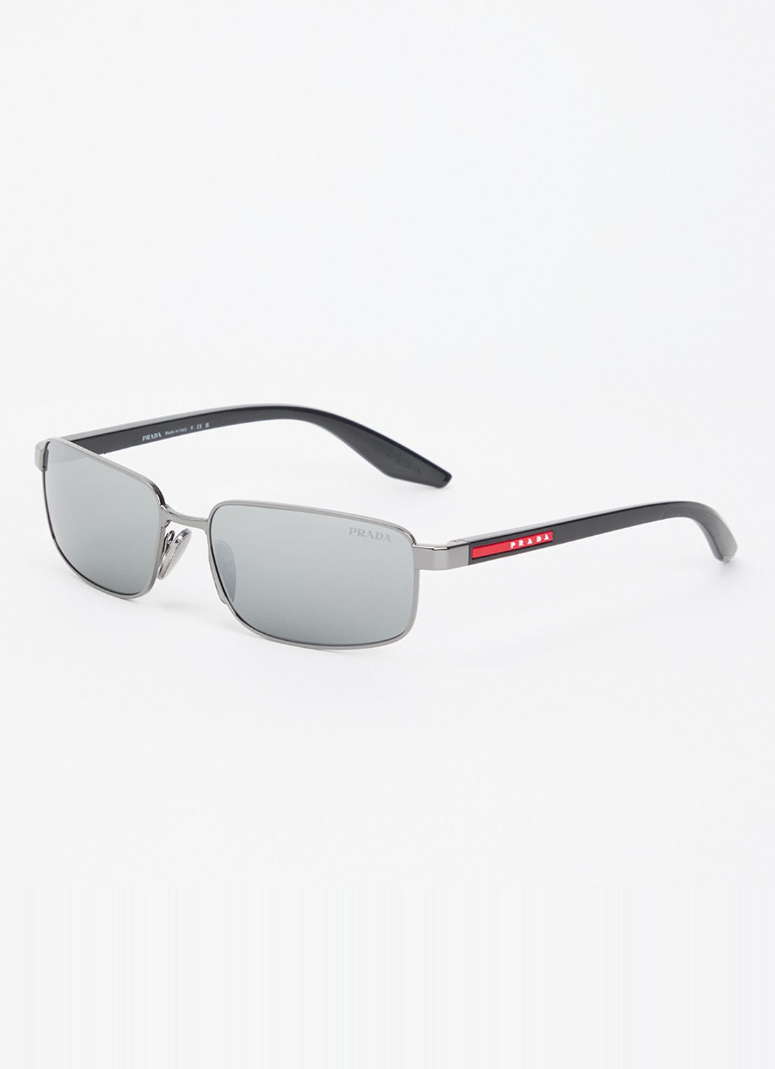 Prada Linea Rossa Retro zonnebril PSB54S - voorkant grijs