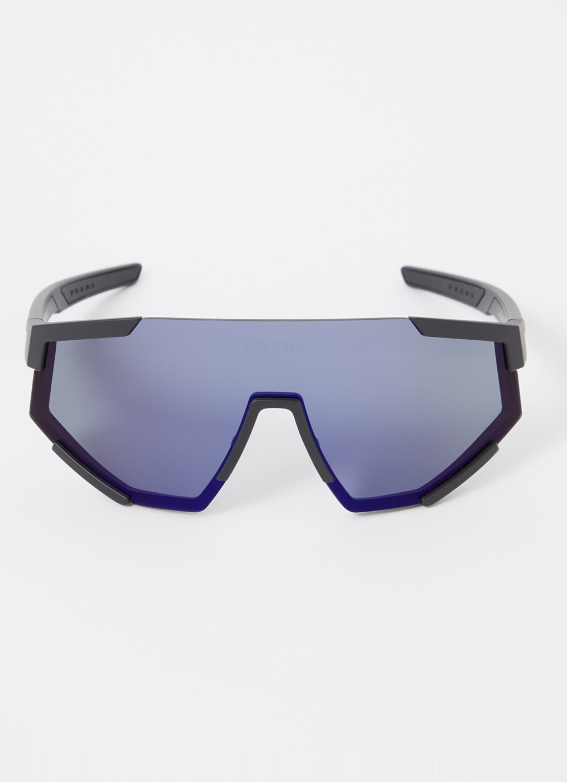 Prada Linea Rossa Shield zonnebril PS04WS - detail 3 zwart