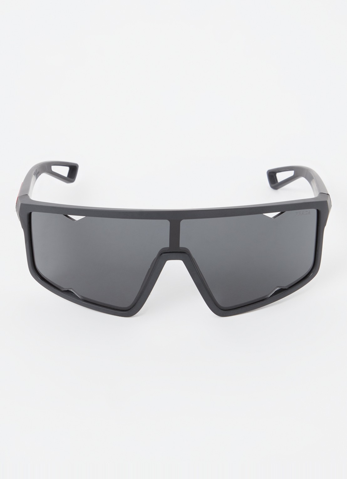 Prada Linea Rossa Shield zonnebril PSA03S - detail zwart