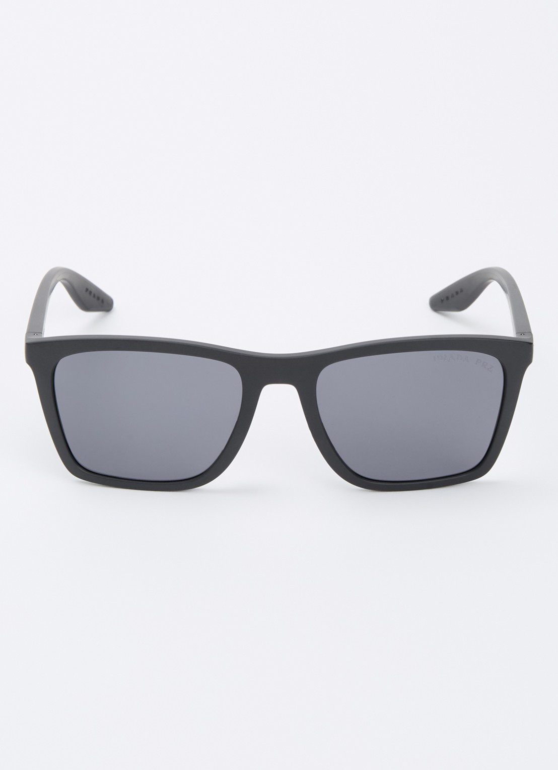 Prada Linea Rossa Wayfarer zonnebril gepolariseerd PS B08S - detail zwart