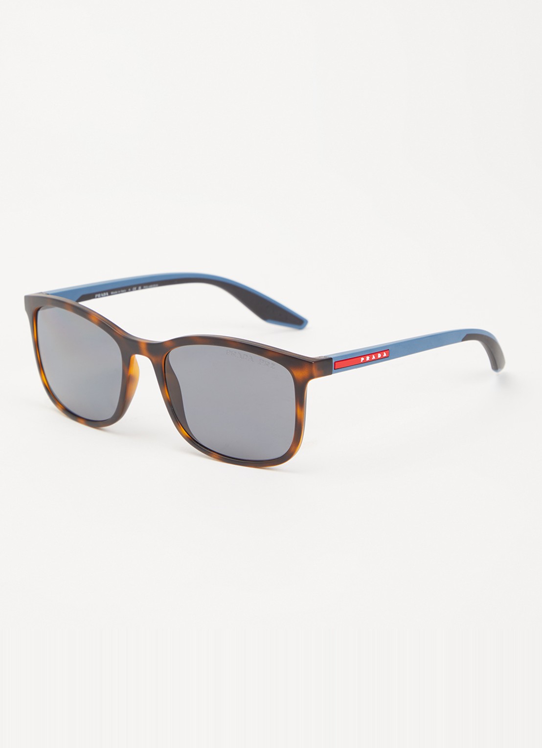 Prada Linea Rossa Wayfarer zonnebril gepolariseerd PSA08S - voorkant 4 bruin