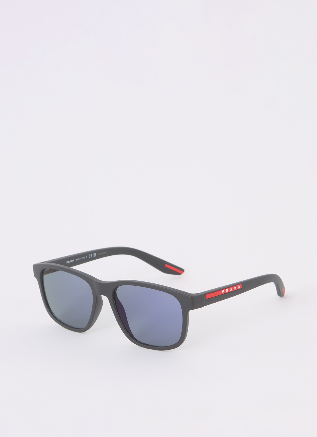 Prada Linea Rossa Wayfarer zonnebril PR06YS - voorkant zwart