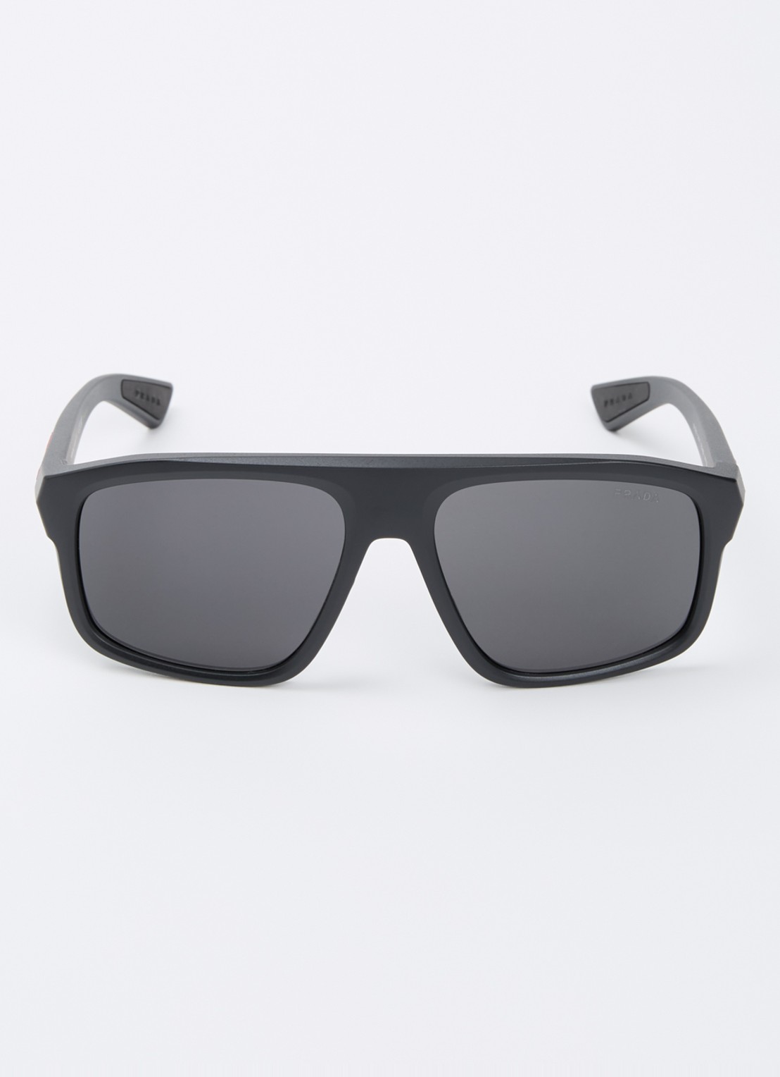 Prada Linea Rossa Wayfarer zonnebril PS B02S - detail zwart