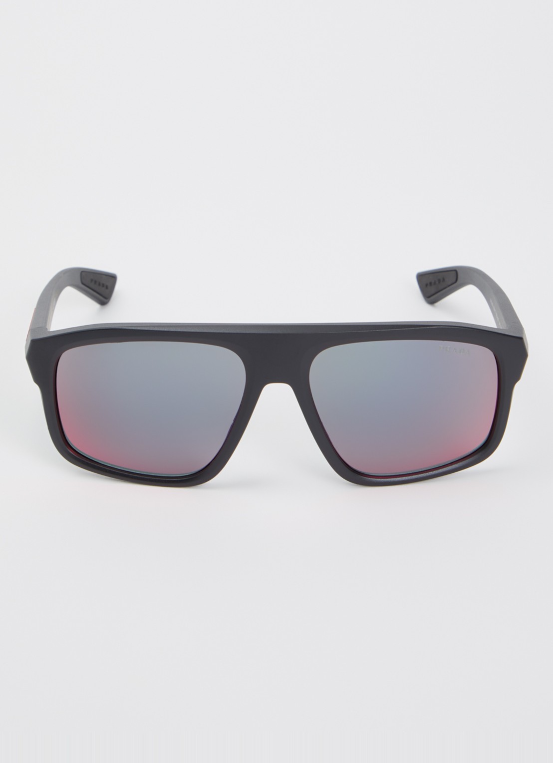 Prada Linea Rossa Wayfarer zonnebril PS B02S - detail zwart
