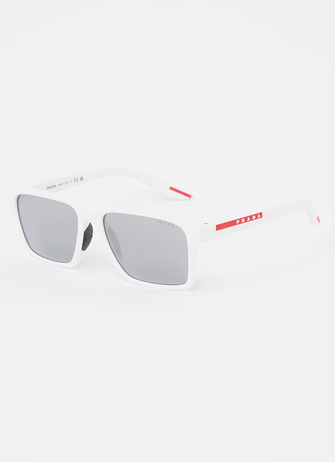 Prada Linea Rossa Wayfarer zonnebril PS05YS - voorkant 4 wit