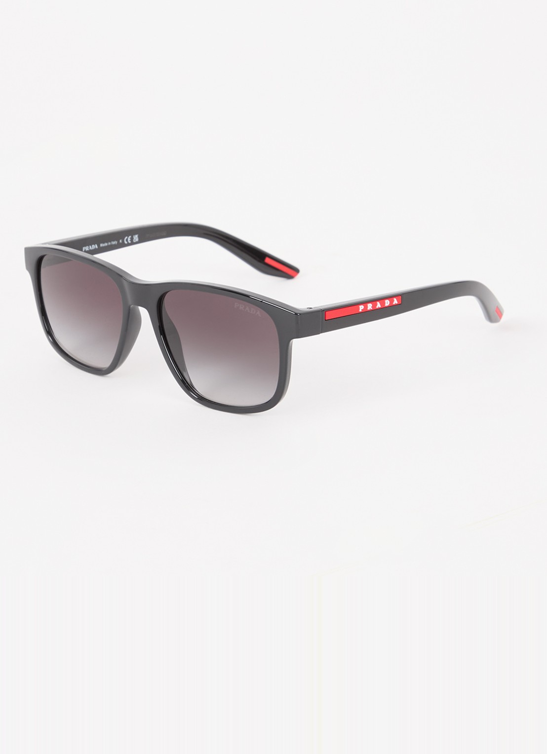 Prada Linea Rossa Wayfarer zonnebril PS06YS - voorkant zwart