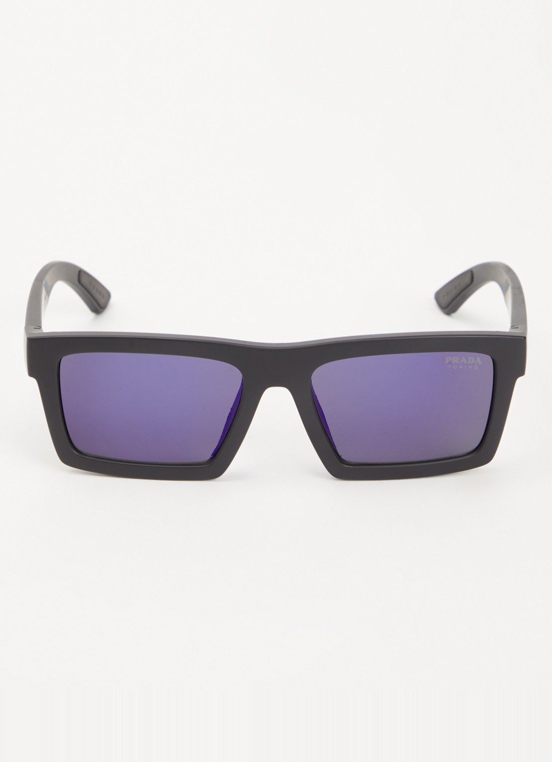 Prada Linea Rossa Wayfarer zonnebril PSA07S - detail zwart