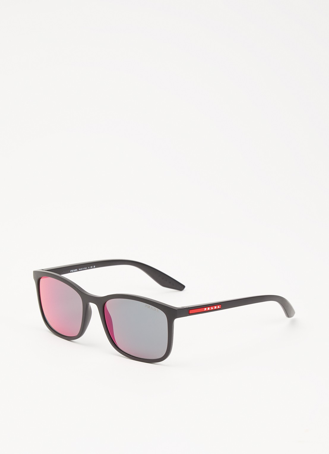 Prada Linea Rossa Wayfarer zonnebril PSA08S - voorkant zwart