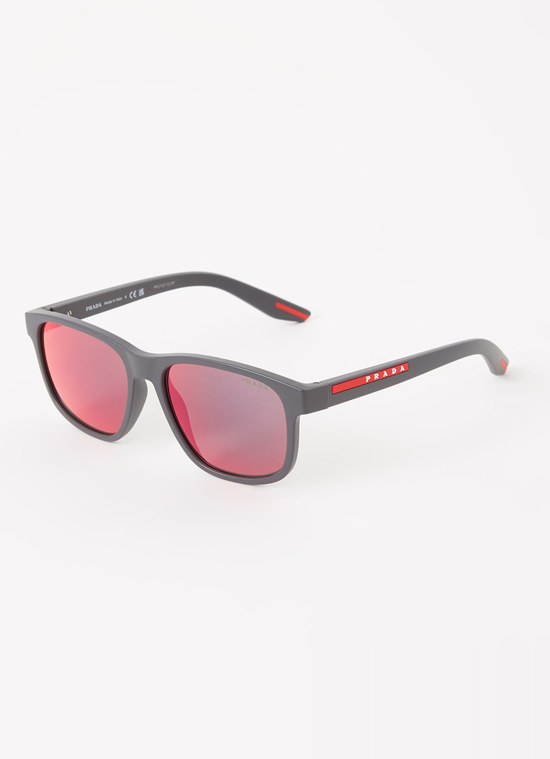 Prada Linea Rossa Zonnebril PS06YS - voorkant grijs