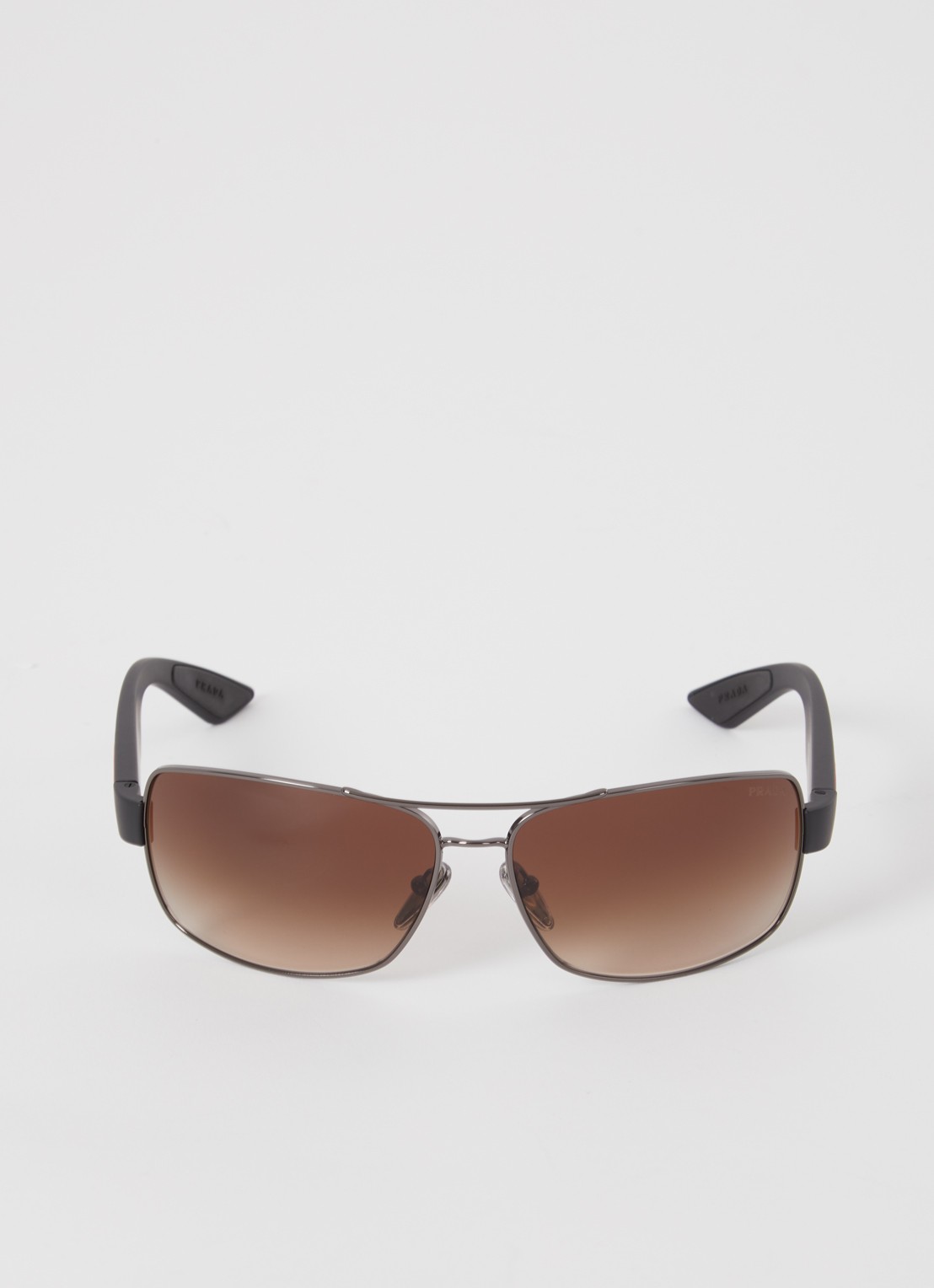 Prada Linea Rossa Zonnebril PS50ZS - detail 3 zilver