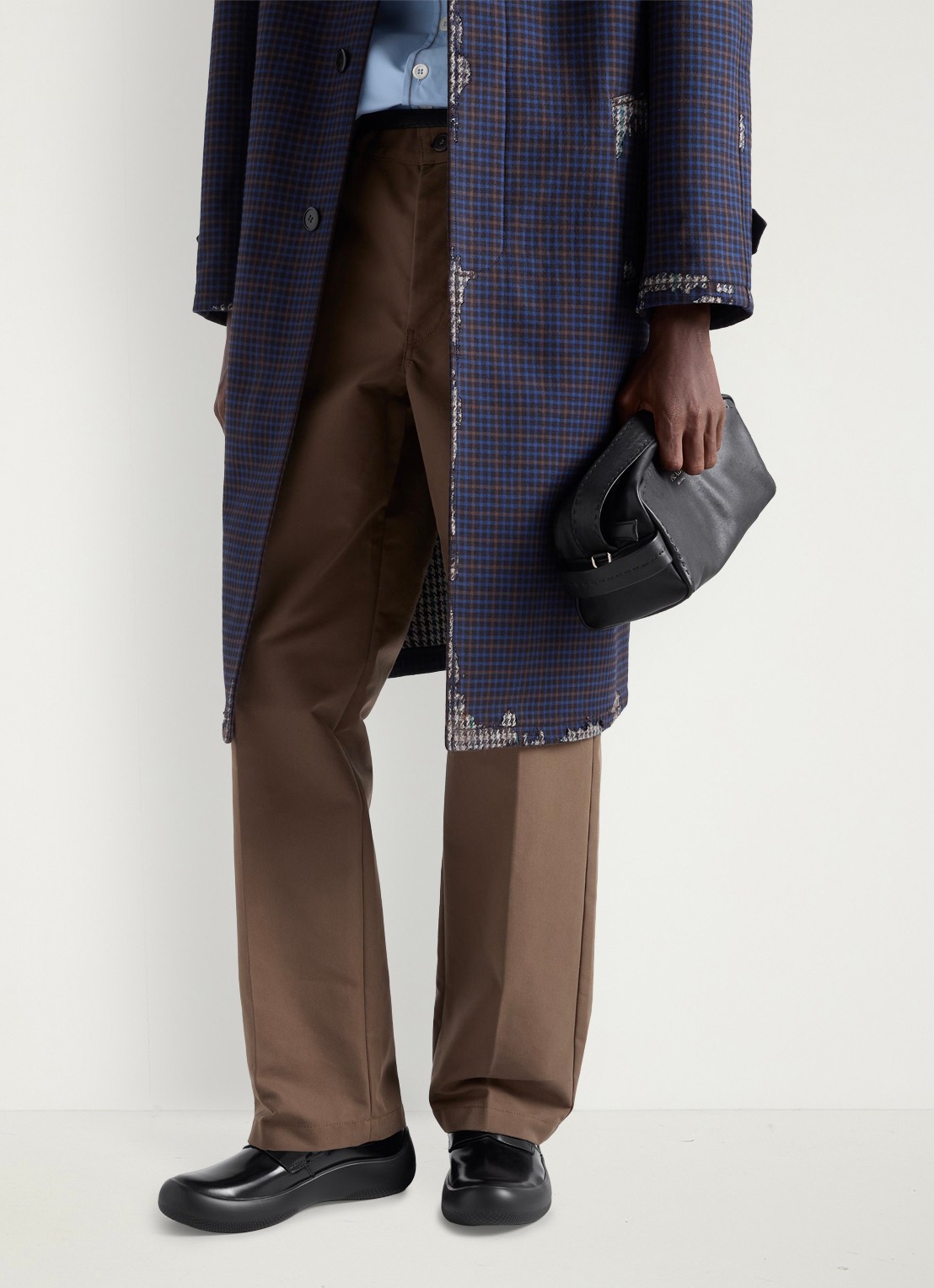 Prada Loafer van kalfsleer met glanzende finish - detail 7 zwart