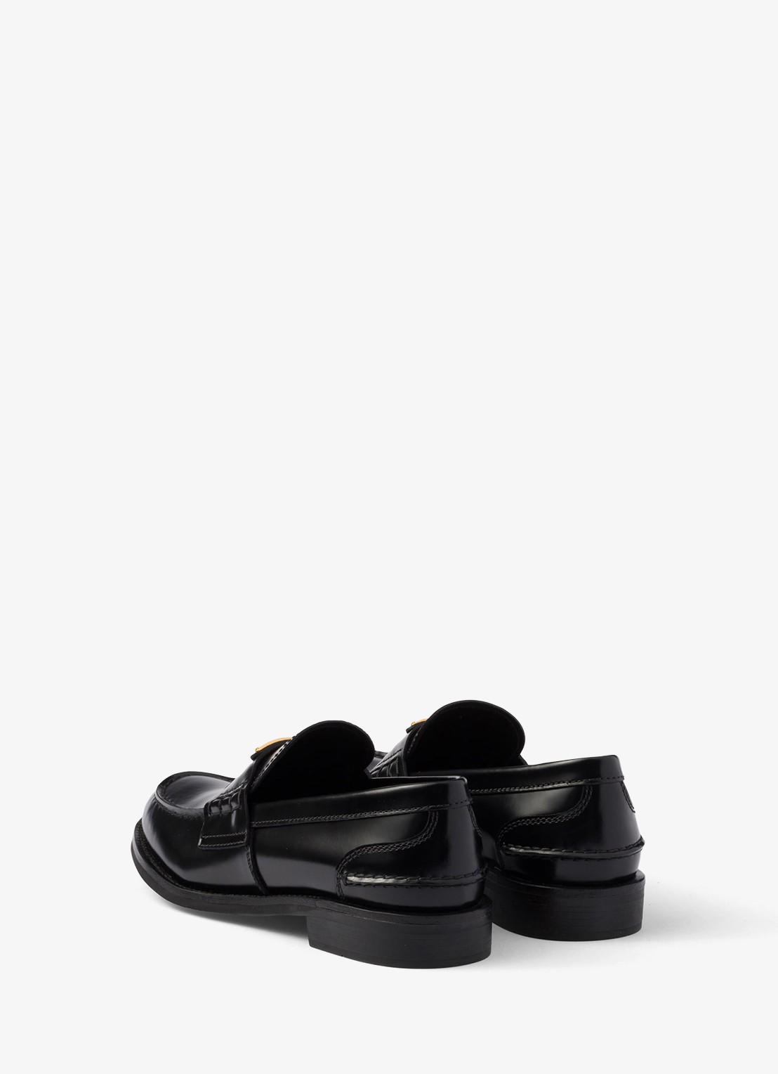 Prada Loafer van kalfsleer - achterkant 6 zwart