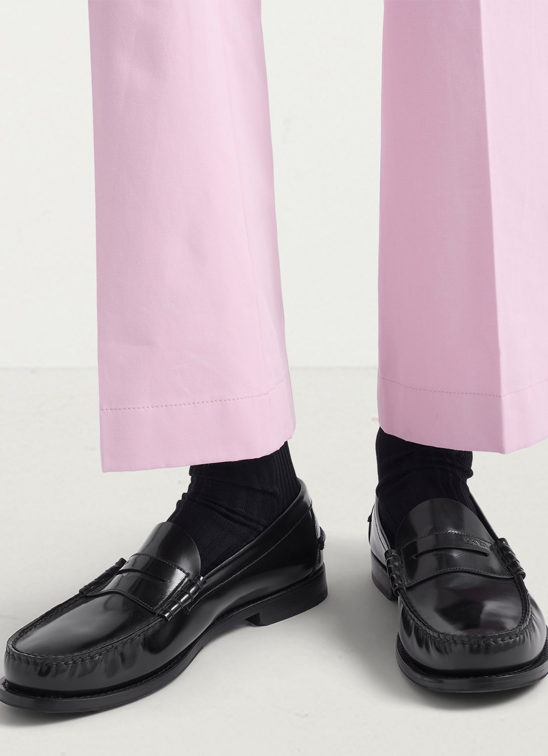Prada Loafer van kalfsleer - detail 4 zwart