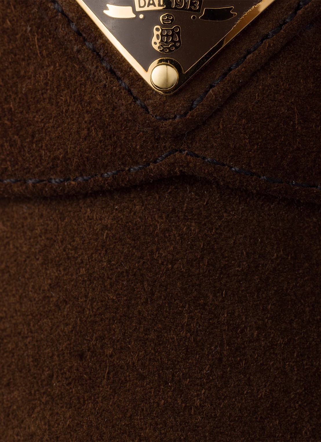 Prada Loafer van kalfssuède - detail 6 bruin