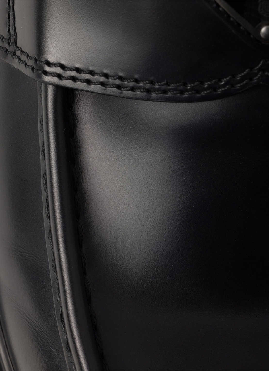 Prada Loafer van leer - detail 5 zwart