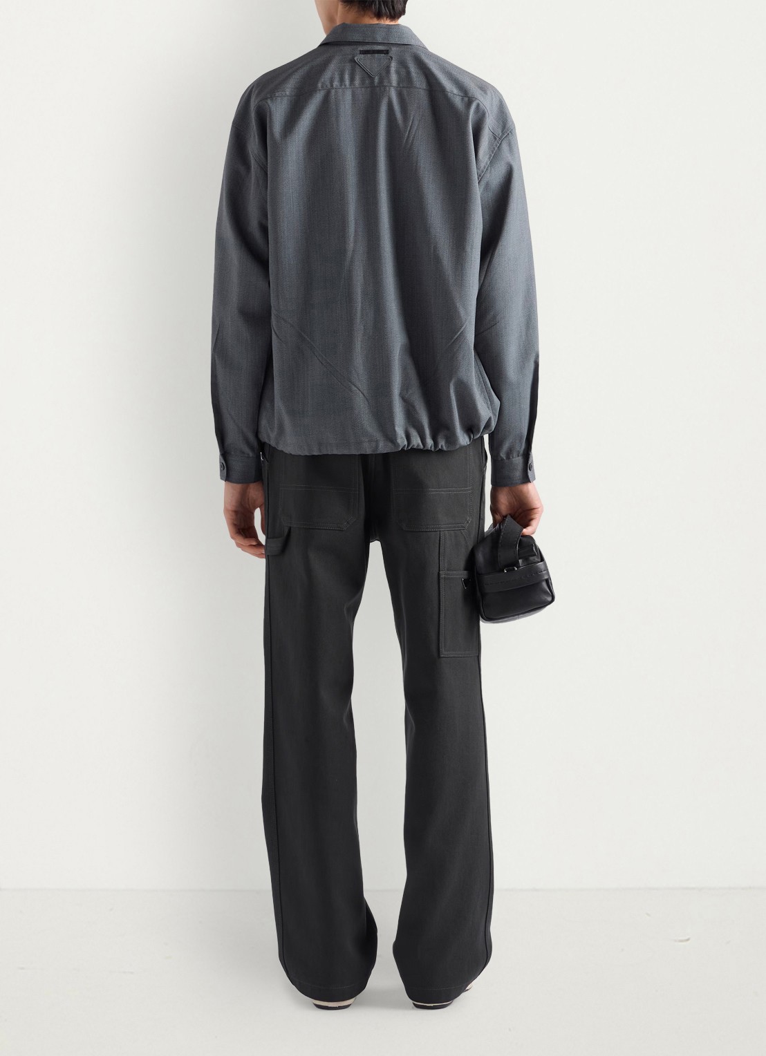 Prada Loose fit jeans met gekleurde wassing - achterkant 3 groen