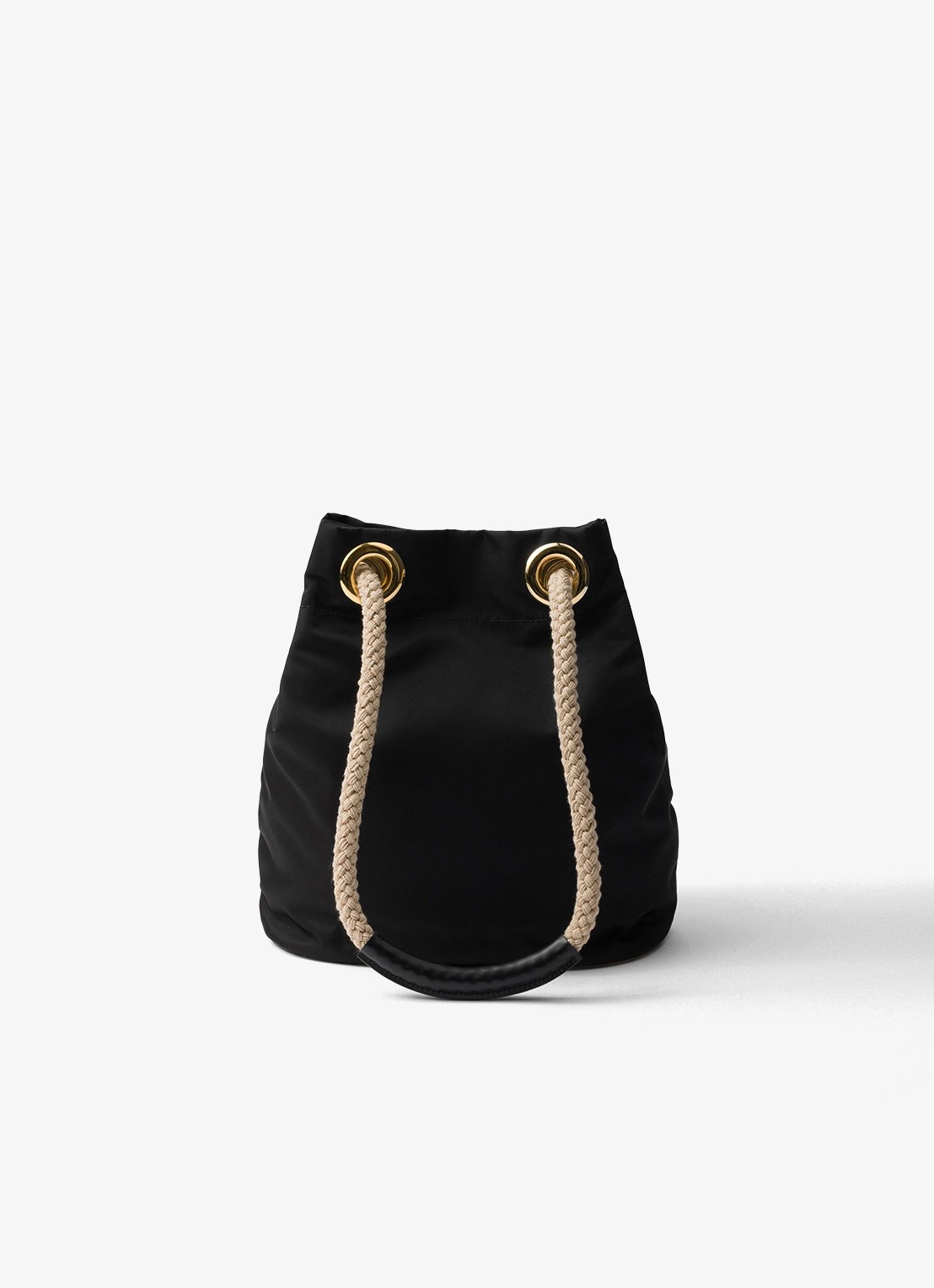 Prada Mariner Re-Nylon Small schoudertas met logo - achterkant 7 zwart