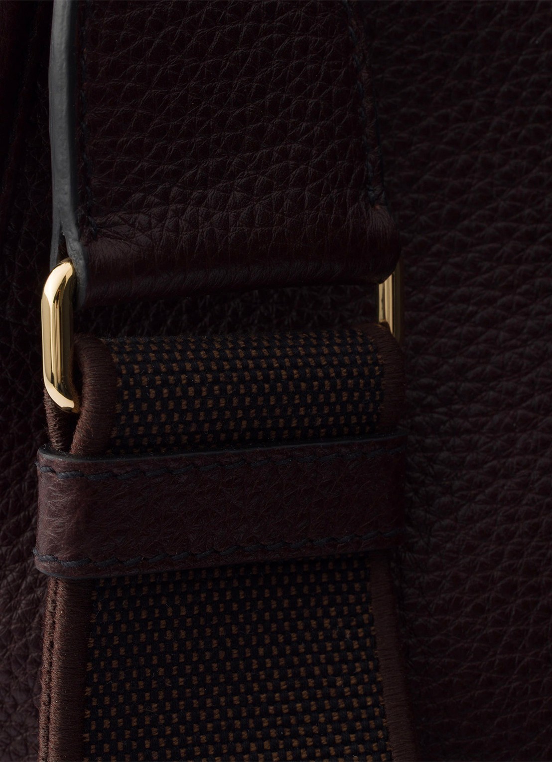 Prada Medium schoudertas van kalfsleer - detail 4 donkerbruin