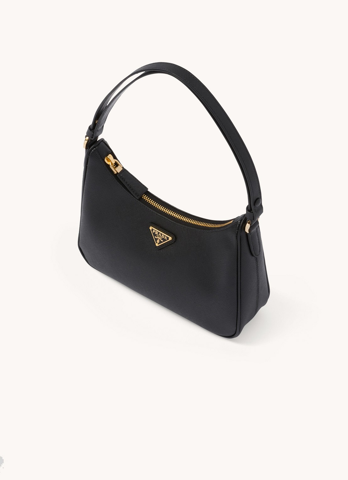 Prada Mini-Bag schoudertas van leer - achterkant 4 zwart