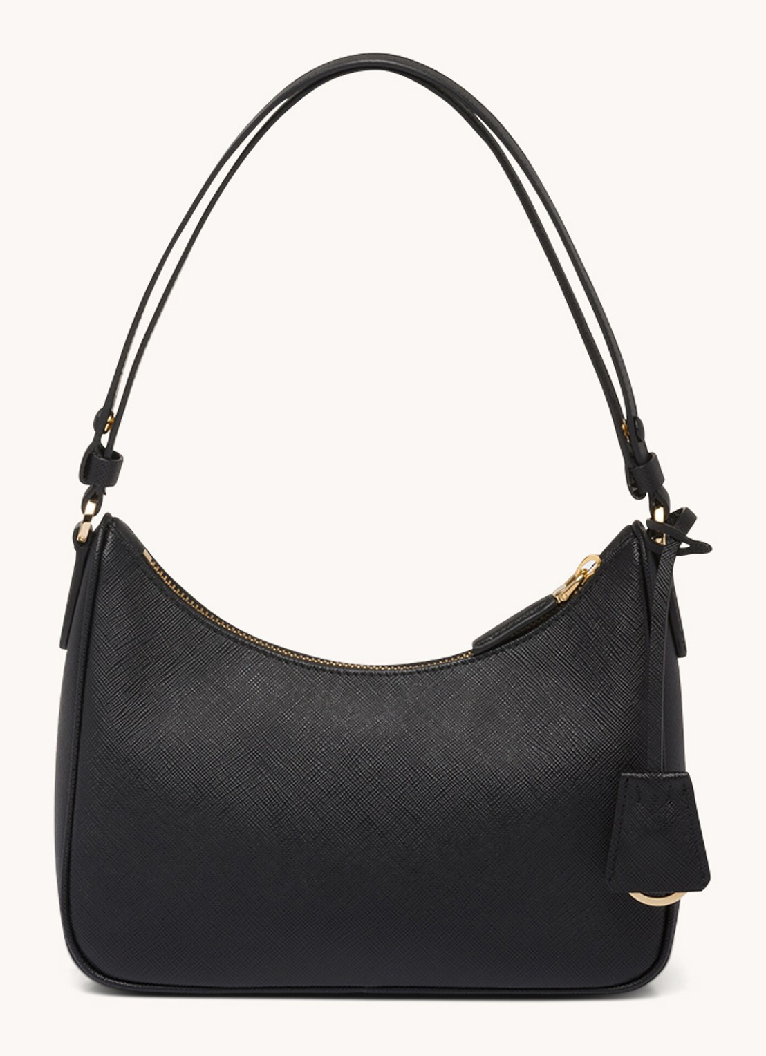 Prada Mini-Bag schoudertas van leer - detail 6 zwart