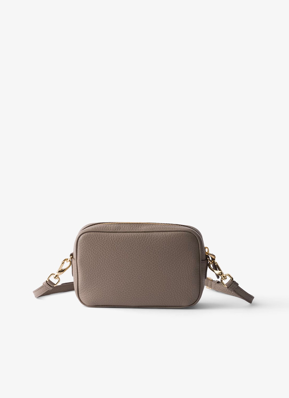Prada Mini crossbodytas van kalfsleer - achterkant 3 taupe
