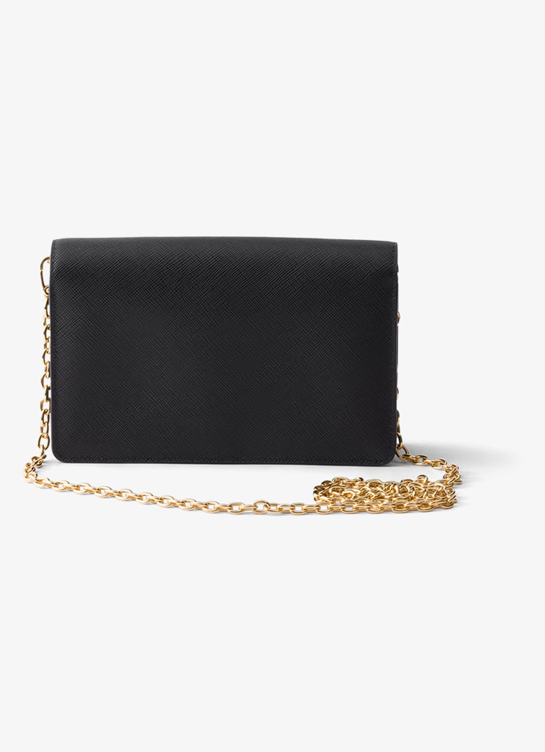 Prada Mini crossbodytas van kalfsleer - achterkant 4 zwart