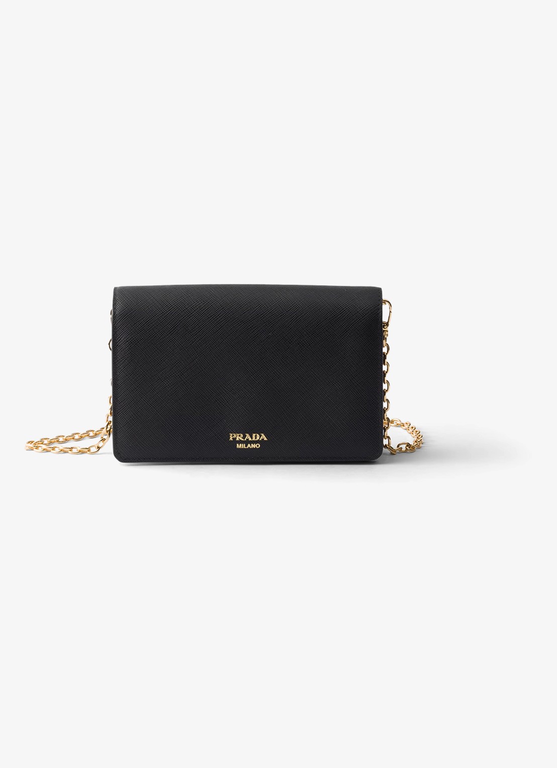 Prada Mini crossbodytas van kalfsleer - voorkant 5 zwart