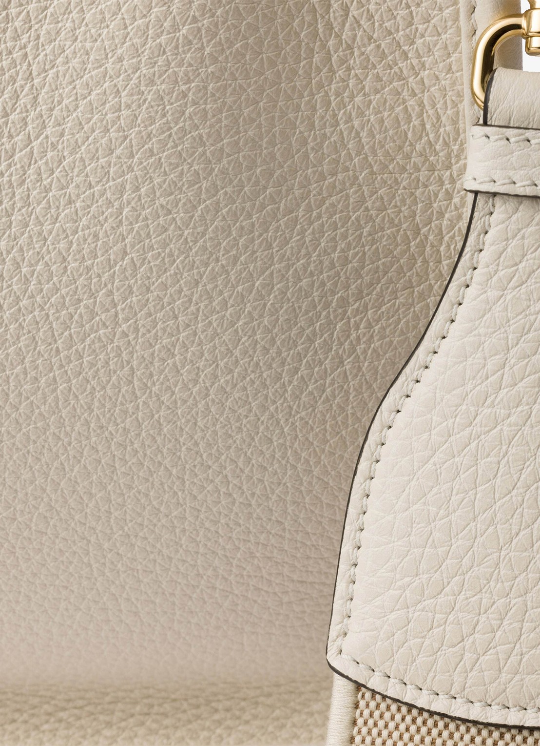 Prada Mini schoudertas van leer - detail 3 wit