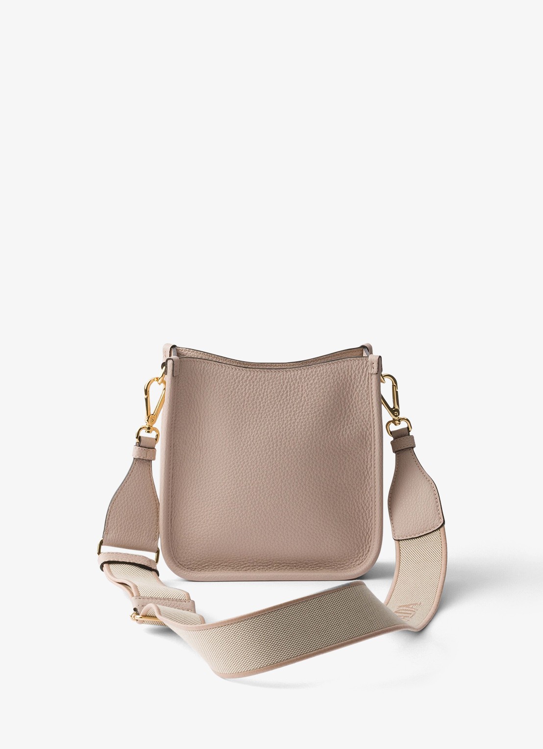 Prada Mini schoudertas van leer - achterkant 3 taupe