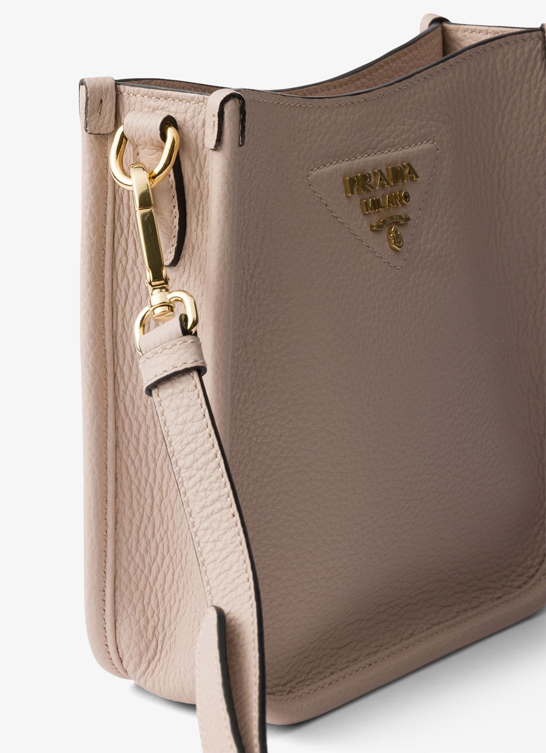 Prada Mini schoudertas van leer - detail 4 taupe