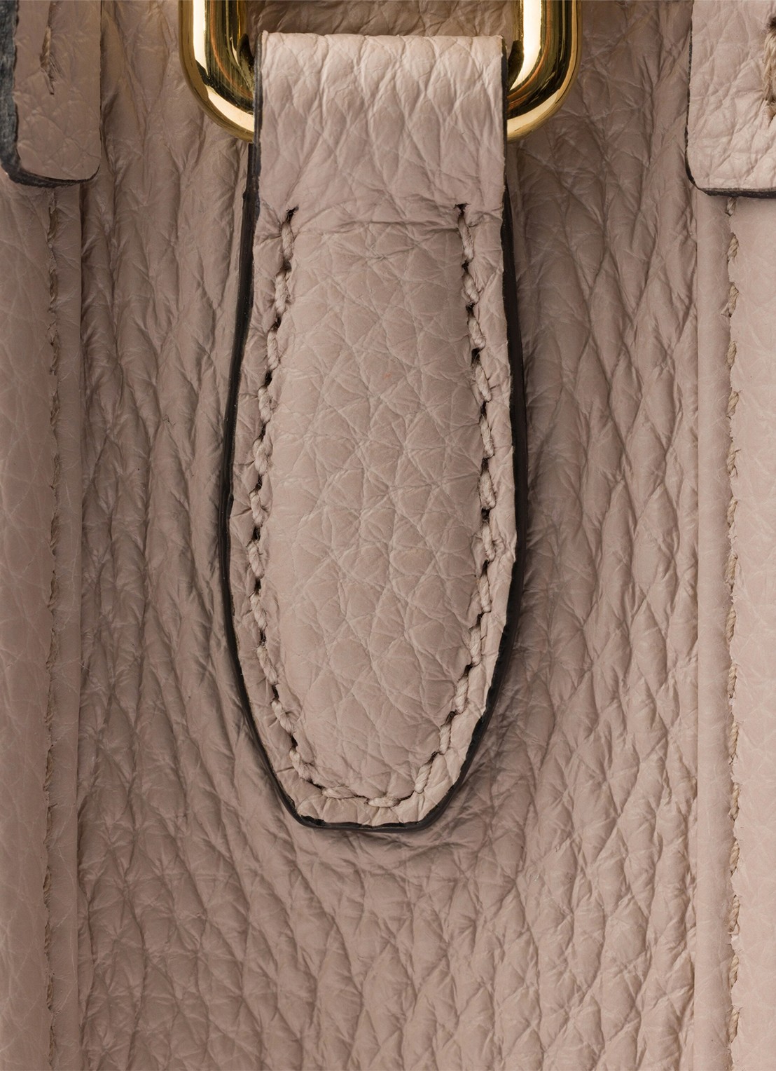 Prada Mini schoudertas van leer - detail 6 taupe