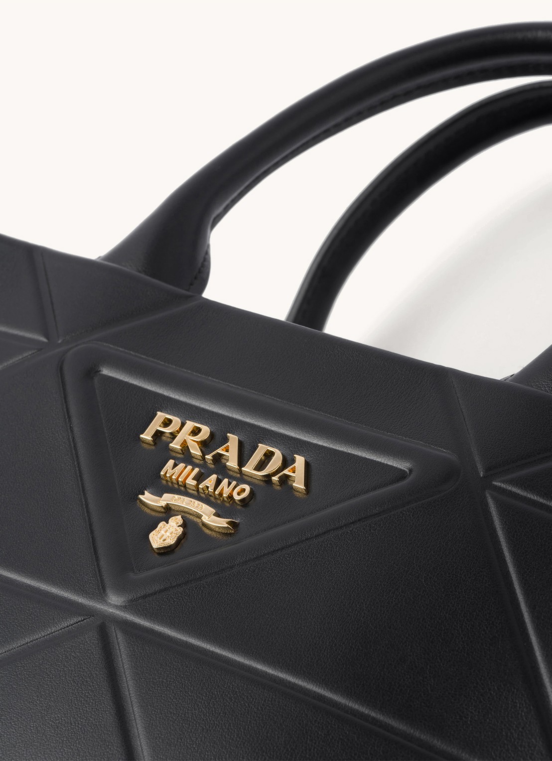 Prada Mini Symbole handtas van leer - detail 6 zwart