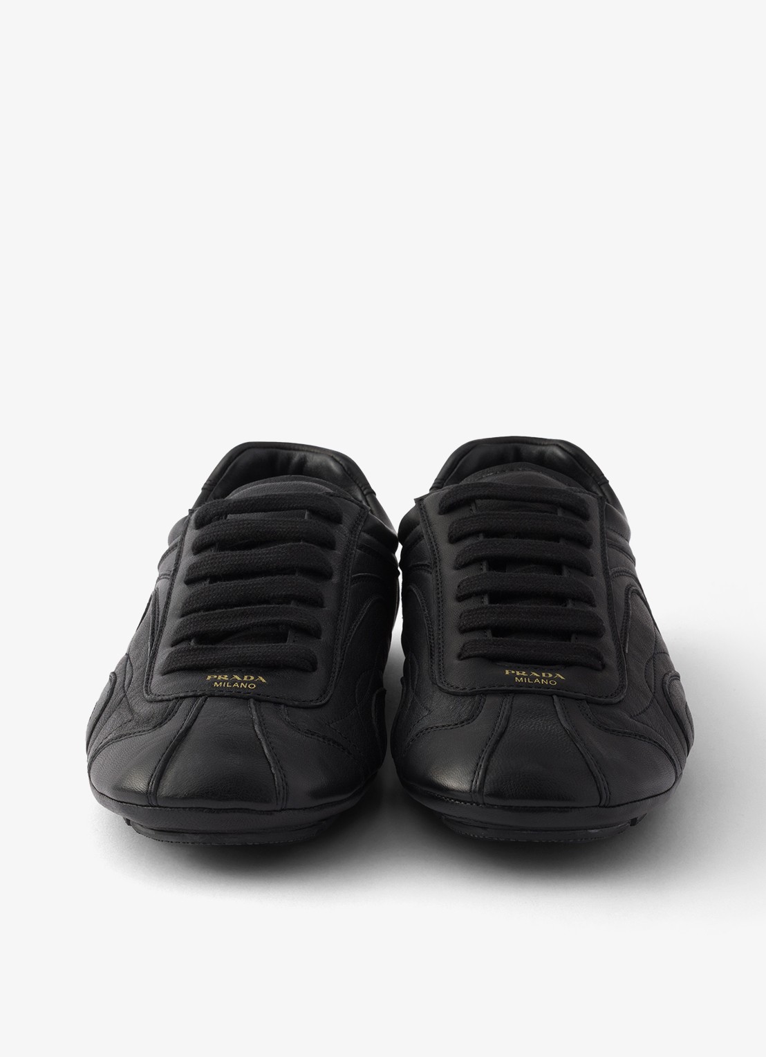 Prada Montecarlo Re-Edition 2005 sneaker van lamsleer - detail 5 zwart