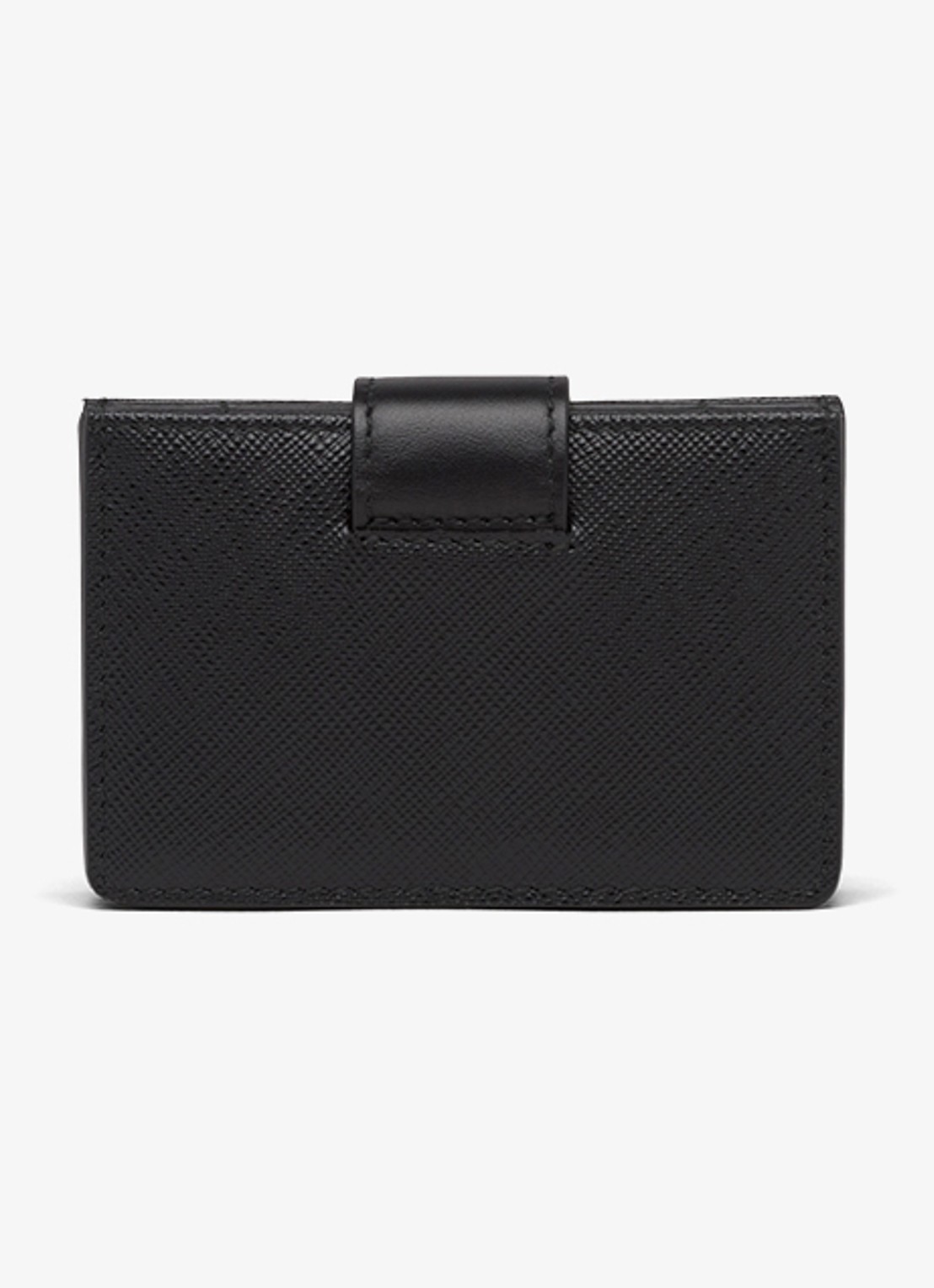 Prada Pasjeshouder van kalfsleer - detail 4 zwart