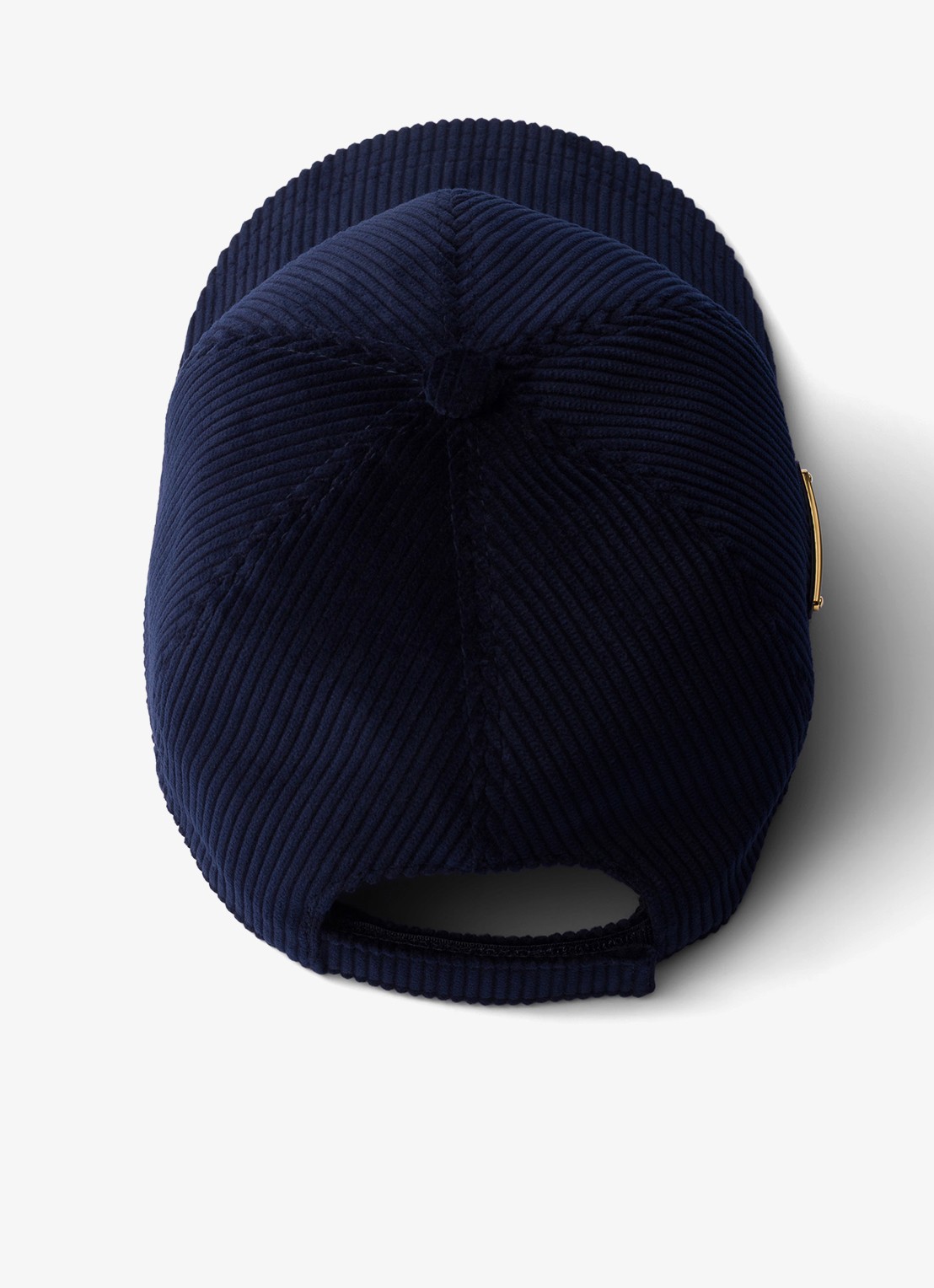 Prada Pet van corduroy - voorkant 2 donkerblauw
