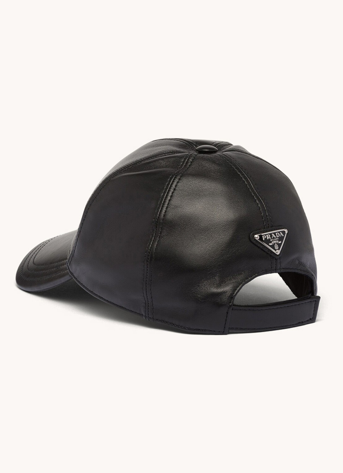 Prada Pet van leer  - achterkant 2 zwart