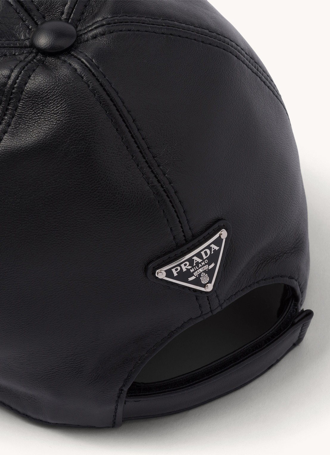 Prada Pet van leer  - detail zwart