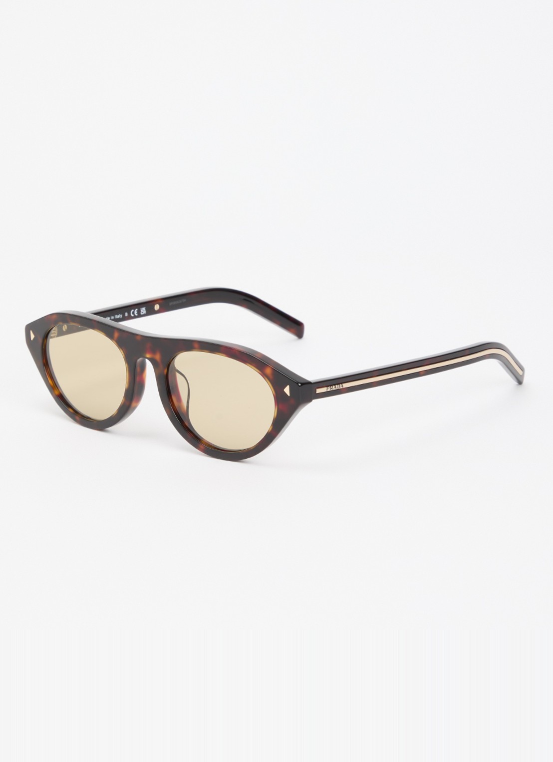 Prada Piloten zonnebril PR B15-F - voorkant cognac