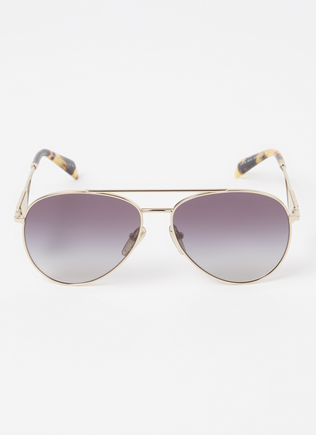 Prada Piloten zonnebril PR73ZS   - detail goud