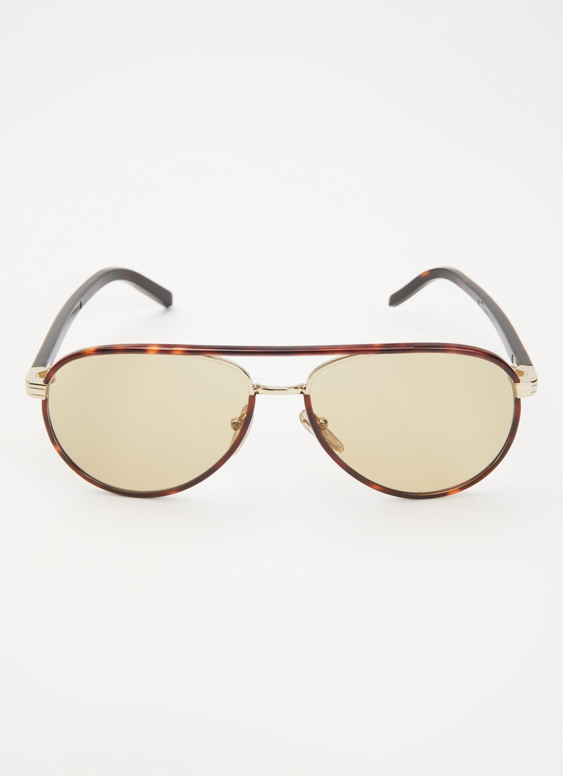 Prada Piloten zonnebril PRB57S - detail goud