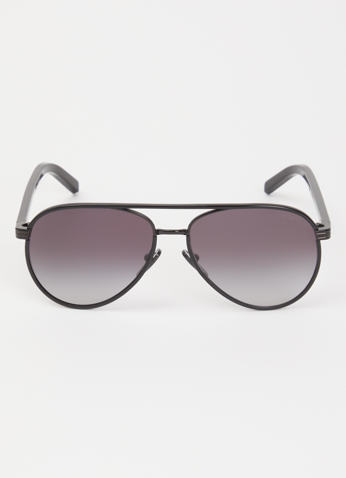 Prada Piloten zonnebril PRB57S - detail zwart