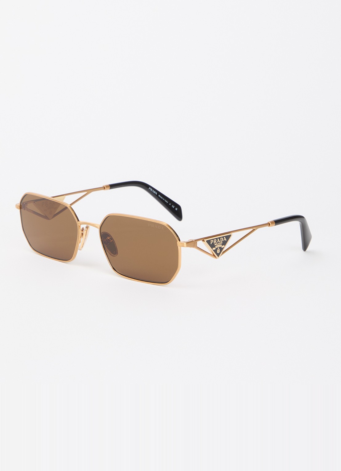 Prada Piloten zonnebril PS A51S - voorkant goud