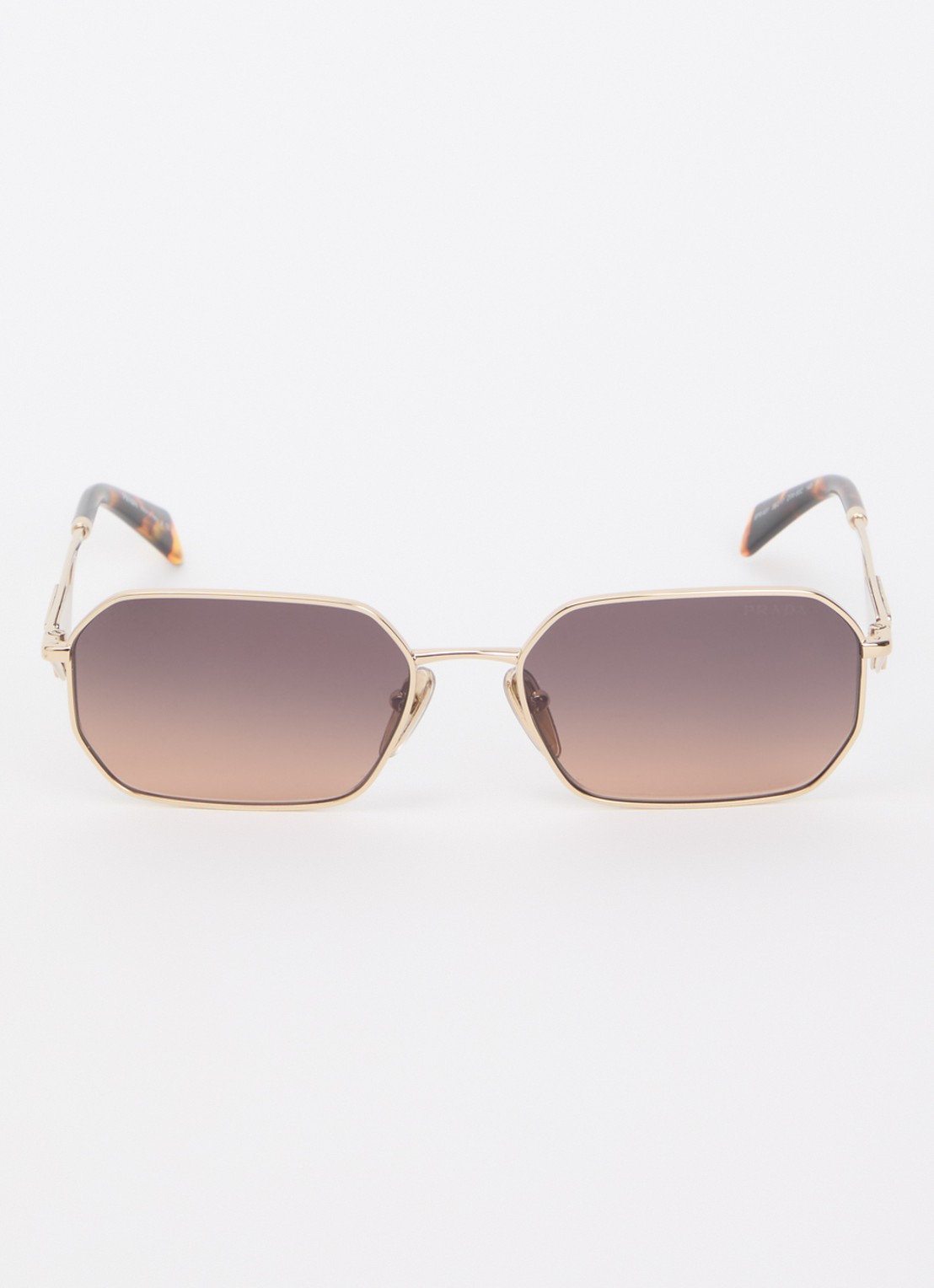 Prada Piloten zonnebril PS A51S - detail goud