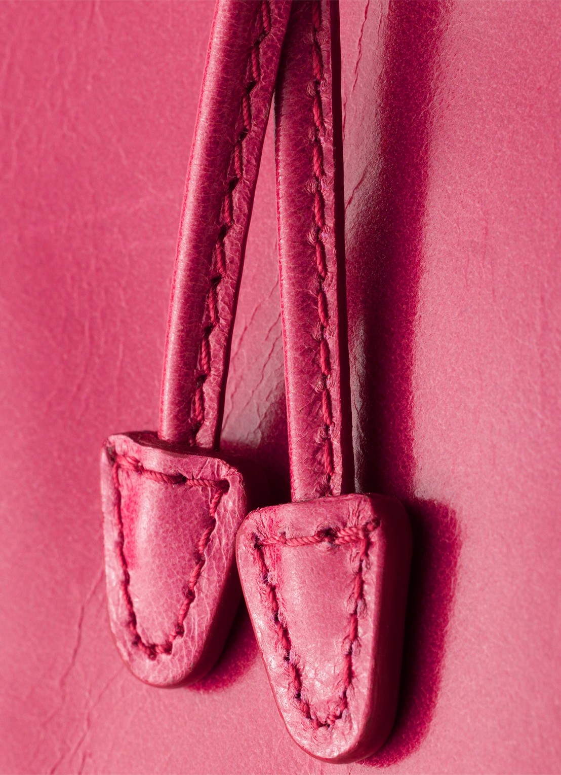 Prada Portemonnee van kalfsleer met logo - detail 3 roze