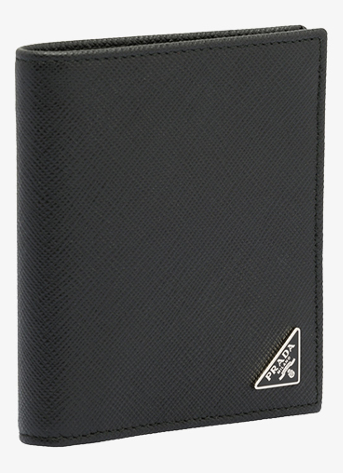 Prada Portemonnee van kalfsleer - detail 6 zwart