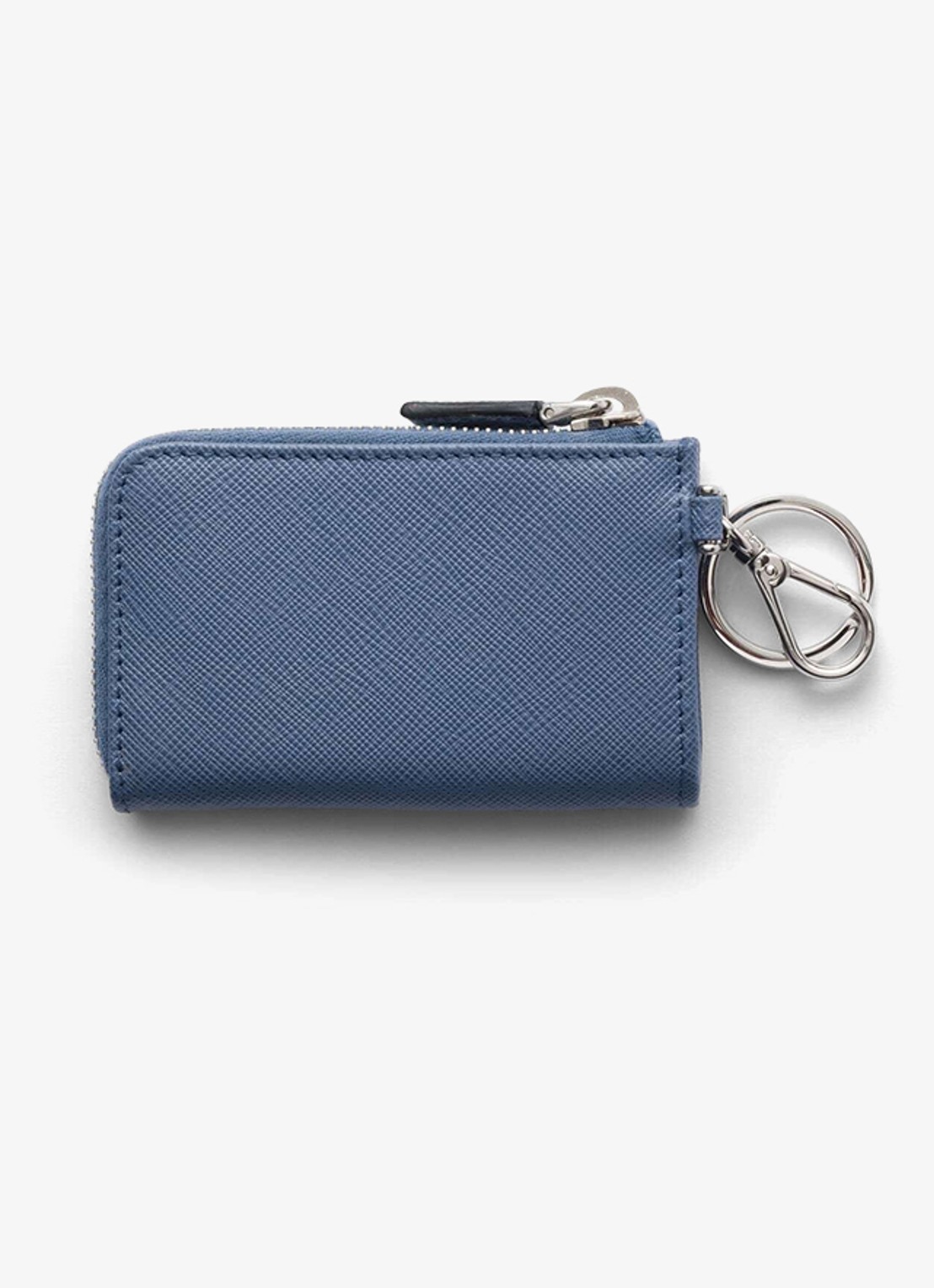 Prada Portemonnee van kalfsleer - achterkant 3 donkerblauw