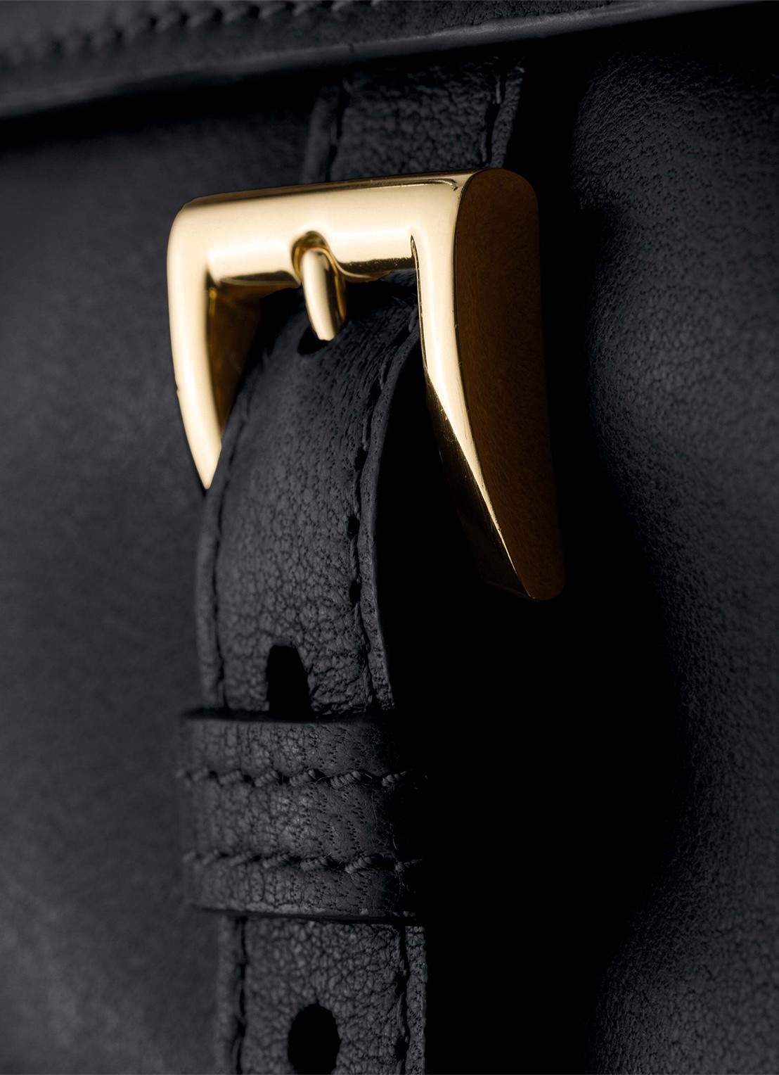 Prada Portemonnee van lamsleer met afneembare schouderriem - detail 3 zwart