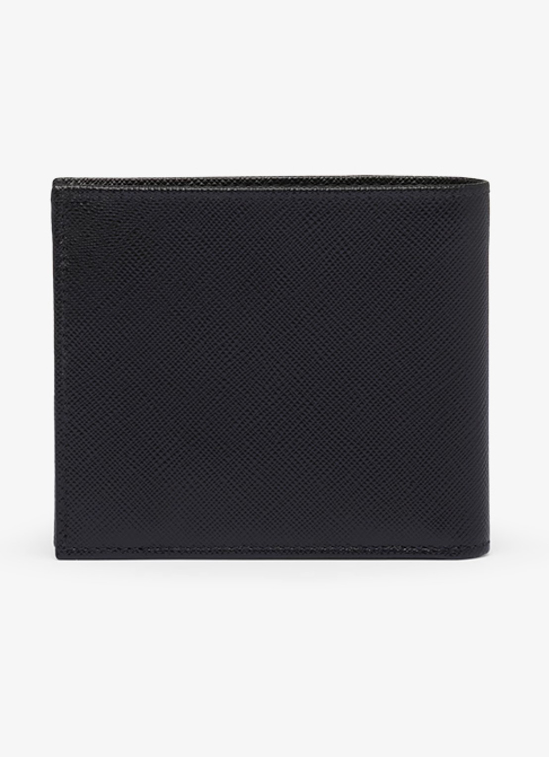 Prada Portemonnee van leer - achterkant 6 zwart