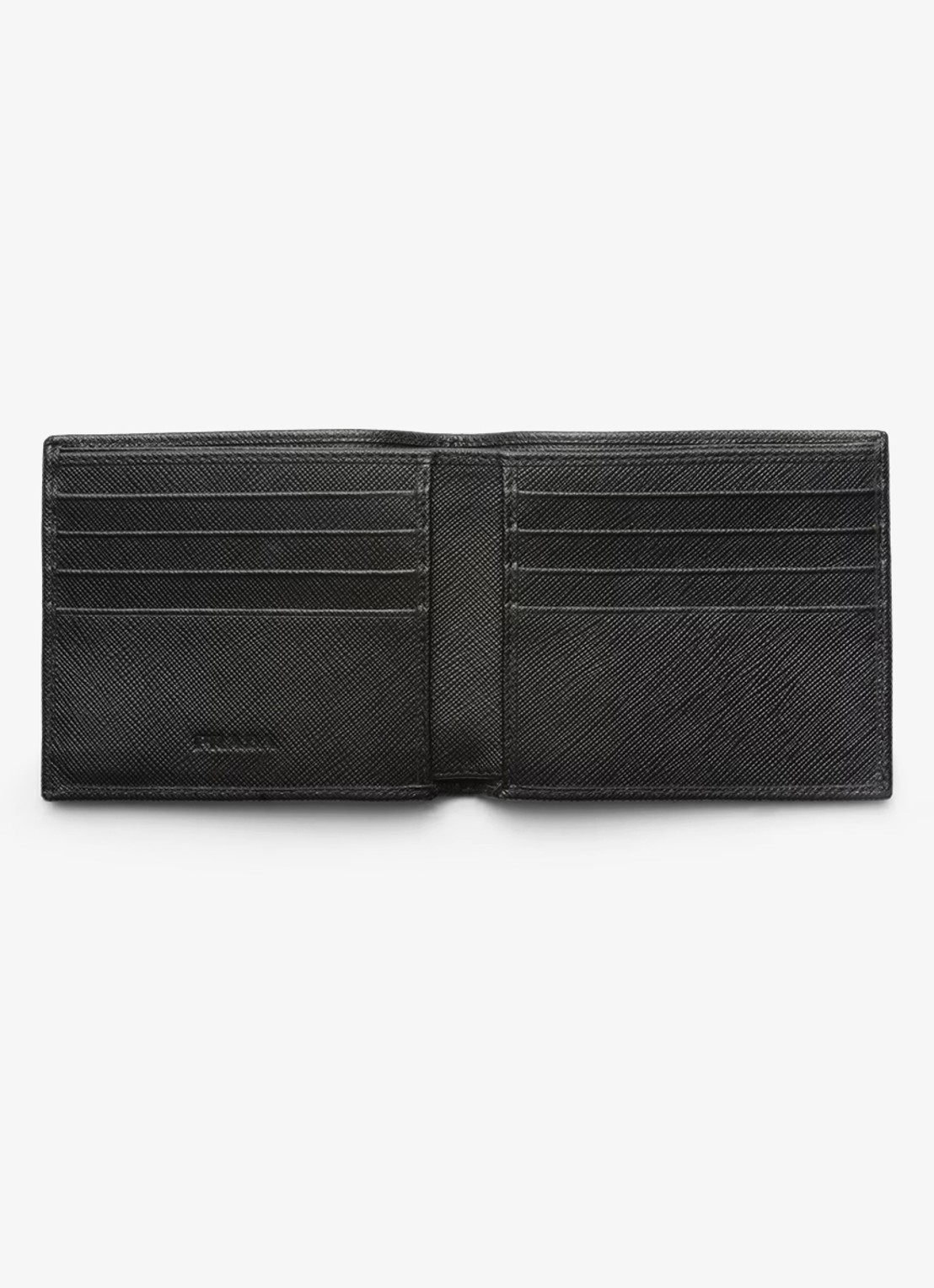 Prada Portemonnee van leer - detail 2 zwart